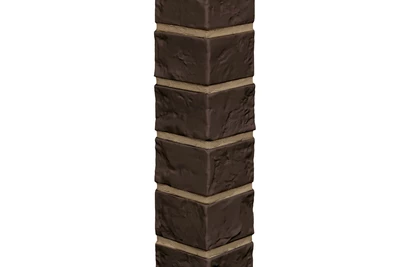 Угол наружный Vilo Brick (Кирпич) Dark-Brown (Тёмно-коричневый)