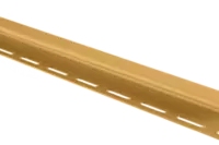 Планка "J - trim" Альта-Профиль золотистая Т-15 - 3,00м